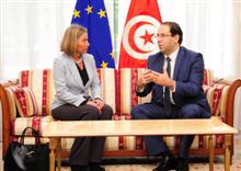  Youssef Chahed et Federica Mogherini