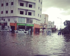 Inondations à Sfax. 
