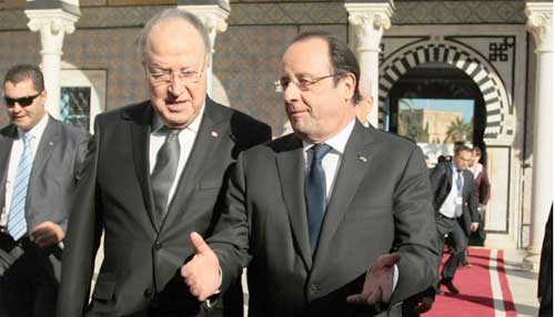 Ben Jaâfar et Hollande. 