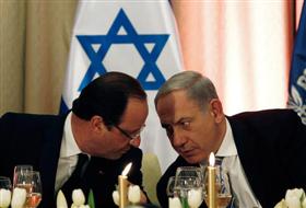 Hollande et Netanyahu. 