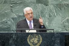 Mahmoud Abbas à l'AG de l'ONU.