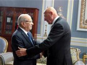 Dernière rencontre entre Béji Caïd Essebsi et Néjib Chebbi au palais. 