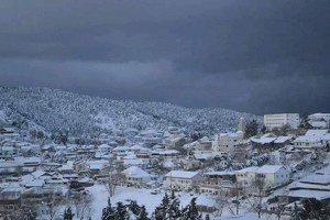 Il neige à Aïn Draham (Photo de la météo tunisienne)
