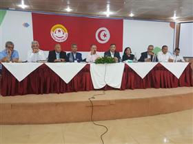 Commission administrative de l'UGTT jeudi 20 septembre à Hammamet. 