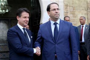 Giuseppe Conte et Youssef Chahed.