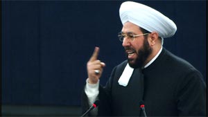 Badreddine Hassoune, mufti de Syrie. 