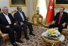 Mechaâl et Haniyeh félicitent Erdogan pour sa victoire aux municipales. 