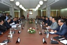 Réunition de travail entre les ministres de l'Intérieur tunisien et libyen.  