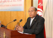 Le Président Marzouki met en garde contre la raréfaction des ressources hydrauliques. 