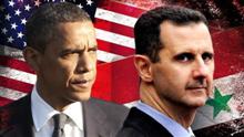 Barack obama et Bachar al-Assad. 