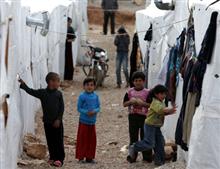 Réfugiés syriens au Liban. 