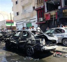 Explosion à la voiture piégée à Benghazi. 