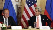 Sergueï Lavrov et John Kerry. 