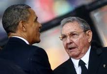 Barack Obama et Raul Castro.