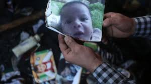 Un bébé palestinien brûlé vif. 