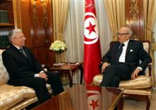 Beji Caïd Essebsi et Taieb Baccouche. 
