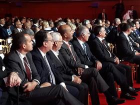 De nombreuses personnalités nationales présentes à l'ouvertue de Tunisia 2020. 