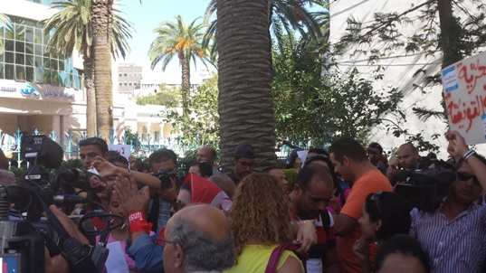 Une journée de mobilisation des médias en Tunisie.