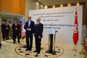 Baccouche et Kerry ont coprésidé le deuxième round du dialogue stratégique. 