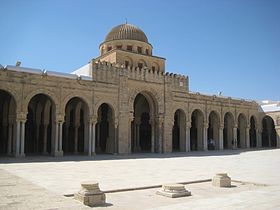 La mosquée Okba à Kairouan. 