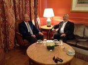 Entrevue entre Béji Caïd Essebsi et Rached Ghannouchi à Paris. 