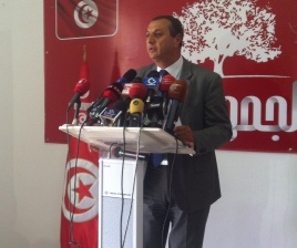 Issam Chebbi, porte-parole d'Al Joumhouri