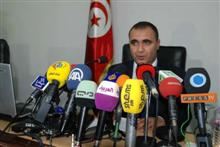 Mohamed Ali Laraoui, lors d'une conférence de presse (Photo d'archives). 