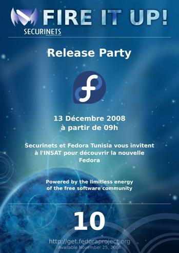 Fedora 10 release party in tunisia
