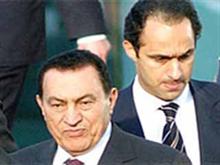 Hosni et Jamel Moubarak et la succession au pouvoir. 