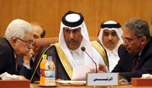 Abbas lors de la réunion de la commision de suivi de la ligue arabe. 