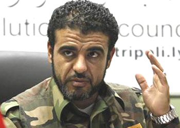 Abdallah Naker, chef des insurgés de Tripoli 
