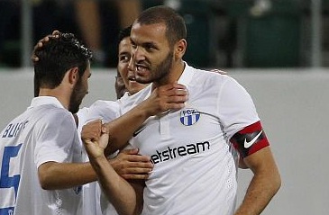La joie de Yassine Chikhaoui, buteur en Europa League avec le FC Zurich