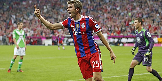 Thomas Muller a marqué le premier but pour le Bayern en Bundesliga cette saison