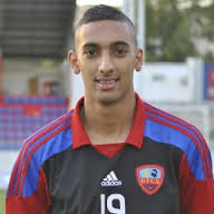 Rafik Boujedra, joueur de Gazelec Ajaccio en Ligue 2 française