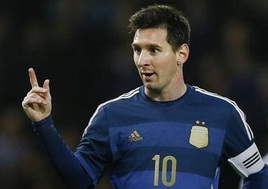 Lionel Messi, joueur du FC Barcelone et de l'Argentine