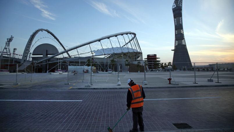 Plus de 500 ouvriers sont déjà décédés sur les chantiers du Mondial 2022 au Qatar (Photo AP)