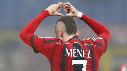 Jeremy Menez, huit buts avec le Milan depuis le début de la saison