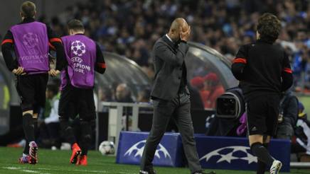 Pep Guardiola, après la défaite faceau FC Porto