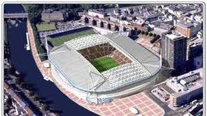 Le stade de Cardiff où se jouera la finale de la ligue des champions d'Europe en 2017