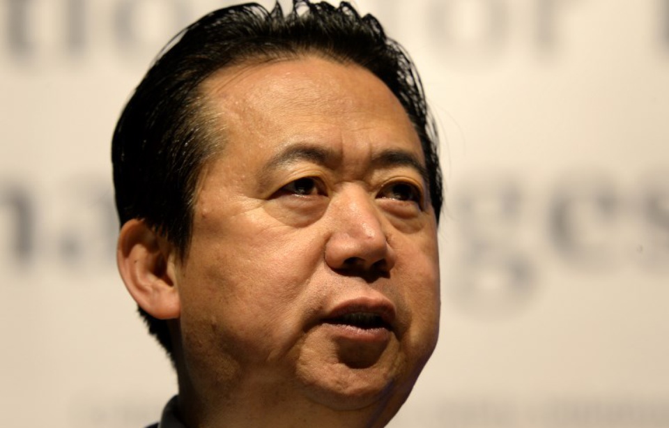 Hongwei Meng, le président chinois d'Interpol