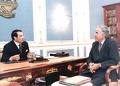 Ben Ali recevant Ahmed Friaâ, photo d'archives