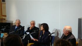De Gauche à droite : Andreani, Fantar, Rosenman et Klarsfeld. 