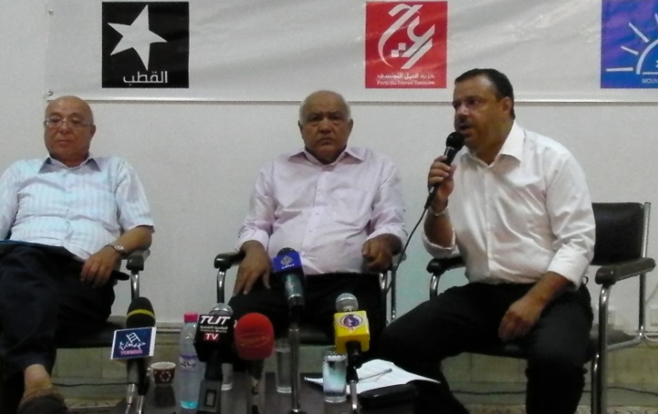 Abdeljalil Metwi, Ahmed Brahim et Samir Bettaieb